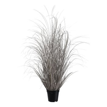 Artificial grass in pot, 93 cm, champagne