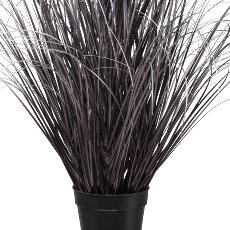 Grass in pot, 120cm, purple-silver