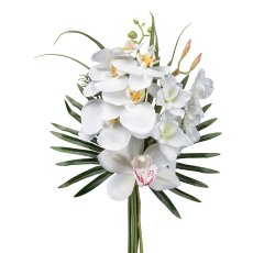 Orchideenbund, 40 cm, weiß