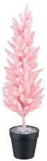 Spruce tree with glitter, 48cm, pink