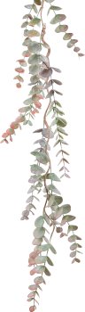 Eucalyptus garland, 177cm, colourful