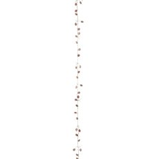 Zapfengirlande geeist, 218cm, dunkelbraun