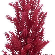 Spruce tree, 48cm, pink, in black plastic pot 9.5x9.5x9cm