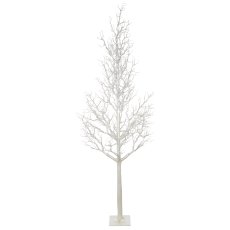 Dekobaum auf Eisenfuß, 300cm, perlmutt
