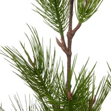 Pine tree, 120cm, green, in black plastic pot 16x16x15cm
