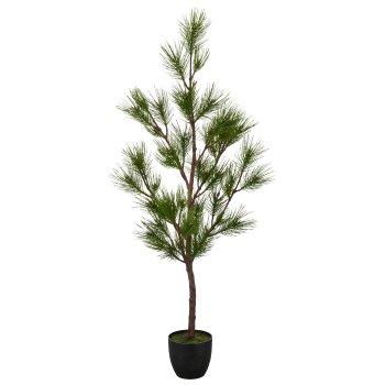 Pine tree, 158cm, green, in black plastic pot 19x19x17.5cm