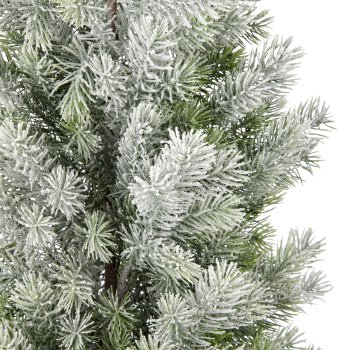 Fir tree, 183cm, green, in black plastic pot 19x19x17cm
