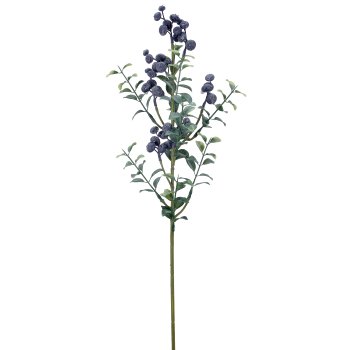 Blaubeerenzweig, 56cm, blau