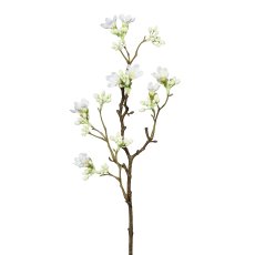 Fake Quince branch, 51cm, white