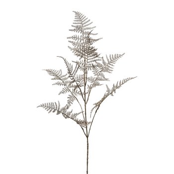 Asparagus Branch, 88cm, Antique Silver