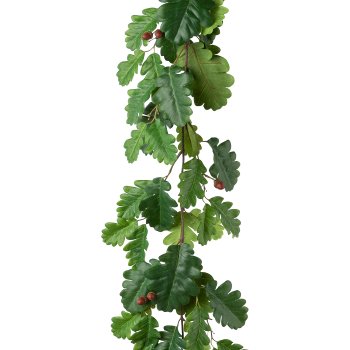 Oak garland, 180cm, green