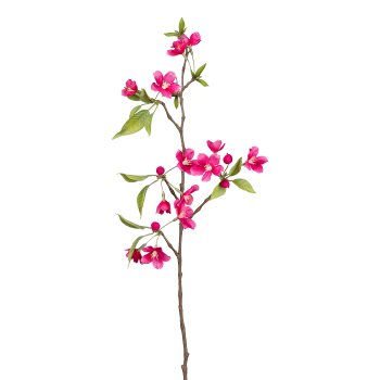 Pear blossom branch, 55cm, cerise