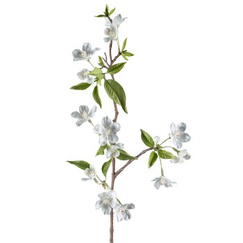 Pear blossom branch, 55cm, white