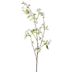 Pear blossom branch, 115cm, white