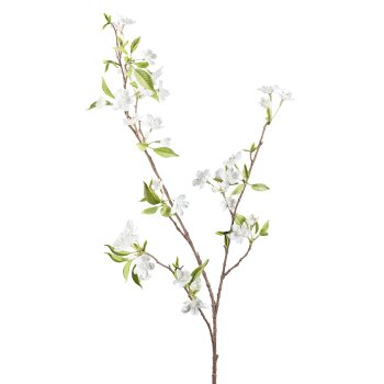 Pear blossom branch, 115cm, white