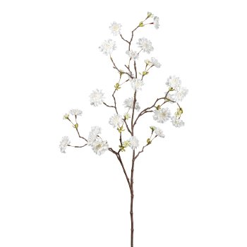 Kirschblütenzweig108cm, 115 cm, weiß