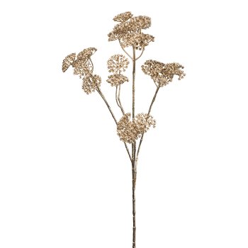 Achillea branch, 70cm, gold