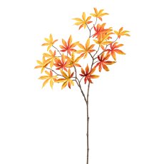 Japanese maple branch, 68cm, orange