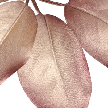 Schefflera branch, 74cm, rose gold
