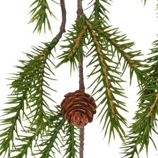 Tannenhänger mit Zapfen, 136cm, grün