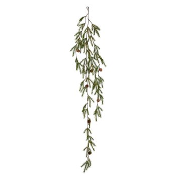 Tannenhänger mit Zapfen, 136cm, grün