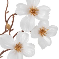 Cornuszweig, 84cm, weiß