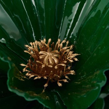 Poppy branch, 71cm, green