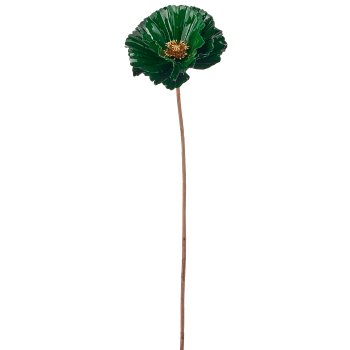 Poppy branch, 71cm, green