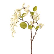 Berry branch, 80 cm, cream,