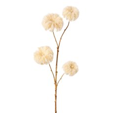 Clematis branch, 68cm, cream,