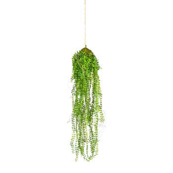 Mini Leaf Hanger, approx. 70cm green, plastic