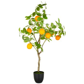 Orangenbaum x7, 115cm, grün, im Kunststofftopf 16x15cm