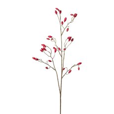 Rose Hip Branch, 92 cm, Red
