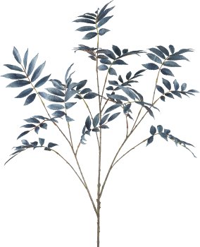 Sorbus branch, 109cm, royal blue