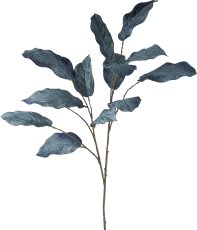 Magnolia leaf, 124cm, royal blue