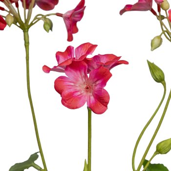 Geranium branch, 69cm, pink