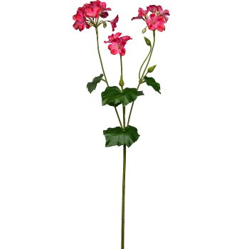 Geranium branch, 69cm, pink