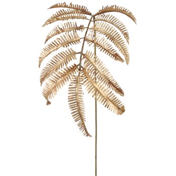 Fern branch, 103cm, gold