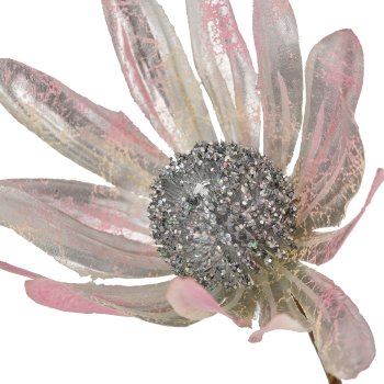 Rudbeckiazweig, 140cm, silber
