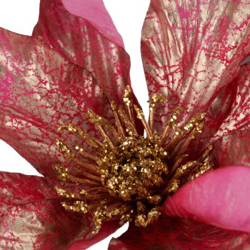 Clematis branch, 82cm, rose gold