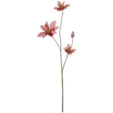 Clematiszweig, 82cm, rosegold