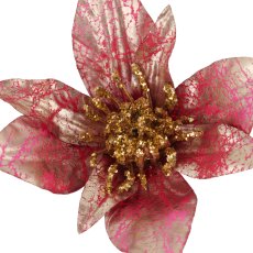 Clematiszweig, 139cm, rosegold