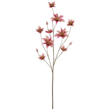 Clematiszweig, 139cm, rosegold