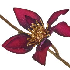 Clematiszweig, 139cm, lila