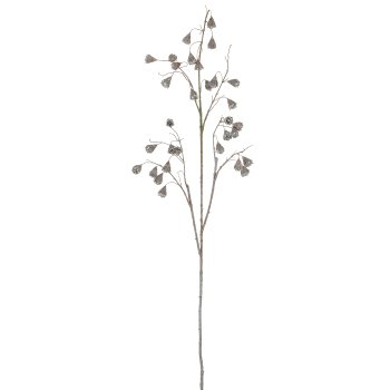 Eukalyptuszweig, 126cm, silber
