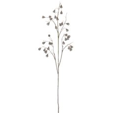 Eukalyptuszweig, 126cm, silber