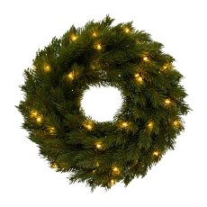 Fir Wreath, 40 LED, 107 Tips,