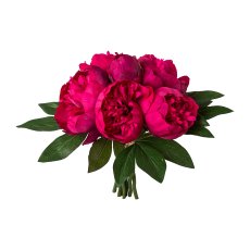 Peony Bouquet, 32cm, Cerise