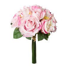 Rose Bouquet, 36cm, Pink
