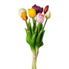 Filled Tulips 7Er Bund, 39cm, Multicoloured